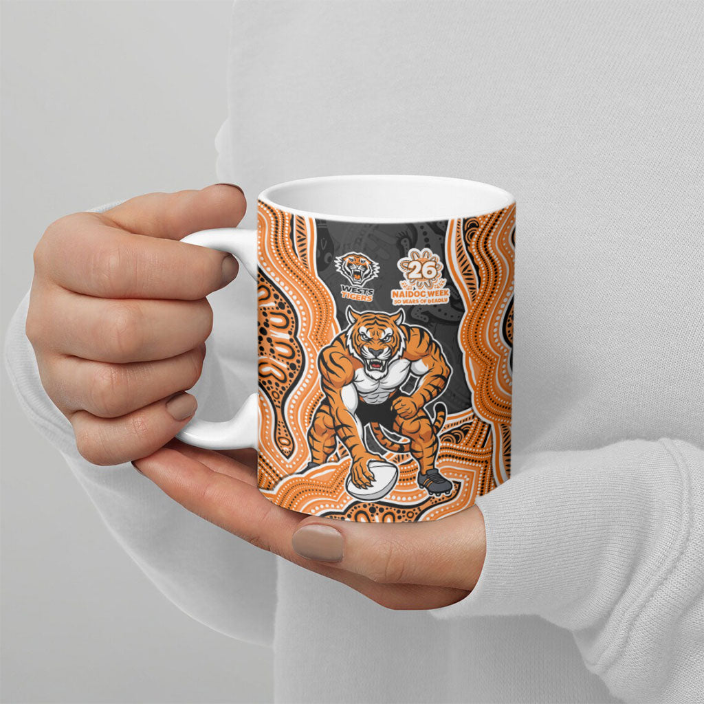 Wests Tigers NAIDOC Week 2026 Ceramic Mug First Nations of Australia Aboriginal Mascot Rugby