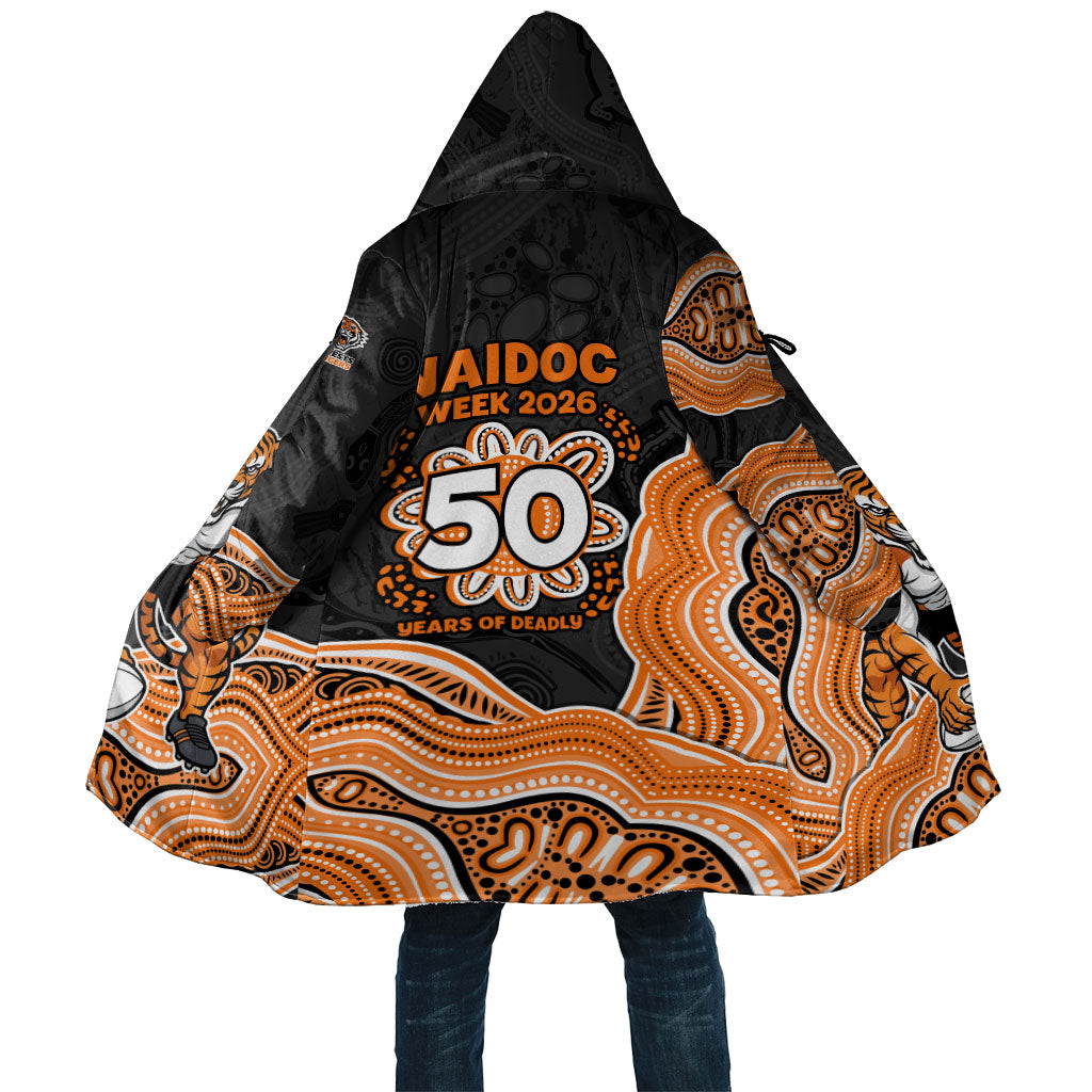 Wests Tigers NAIDOC Week 2026 Cloak First Nations of Australia Aboriginal Mascot Rugby