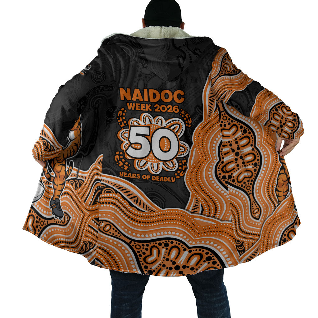 Wests Tigers NAIDOC Week 2026 Cloak First Nations of Australia Aboriginal Mascot Rugby