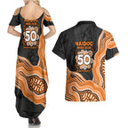 Wests Tigers NAIDOC Week 2026 Couples Matching Summer Maxi Dress and Hawaiian Shirt First Nations of Australia Aboriginal Mascot Rugby