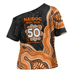 Wests Tigers NAIDOC Week 2026 Cross Shoulder Shirt First Nations of Australia Aboriginal Mascot Rugby