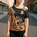 Wests Tigers NAIDOC Week 2026 Cross Shoulder Shirt First Nations of Australia Aboriginal Mascot Rugby