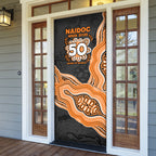 Wests Tigers NAIDOC Week 2026 Door Cover First Nations of Australia Aboriginal Mascot Rugby