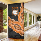 Wests Tigers NAIDOC Week 2026 Door Cover First Nations of Australia Aboriginal Mascot Rugby