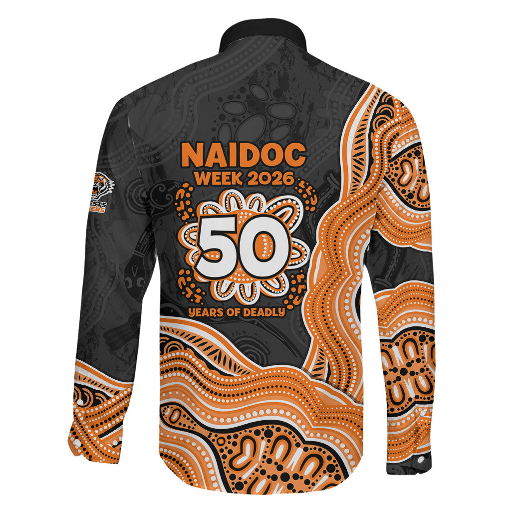 Wests Tigers NAIDOC Week 2026 Family Matching Long Sleeve Bodycon Dress and Hawaiian Shirt First Nations of Australia Aboriginal Mascot Rugby