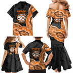 Wests Tigers NAIDOC Week 2026 Family Matching Mermaid Dress and Hawaiian Shirt First Nations of Australia Aboriginal Mascot Rugby