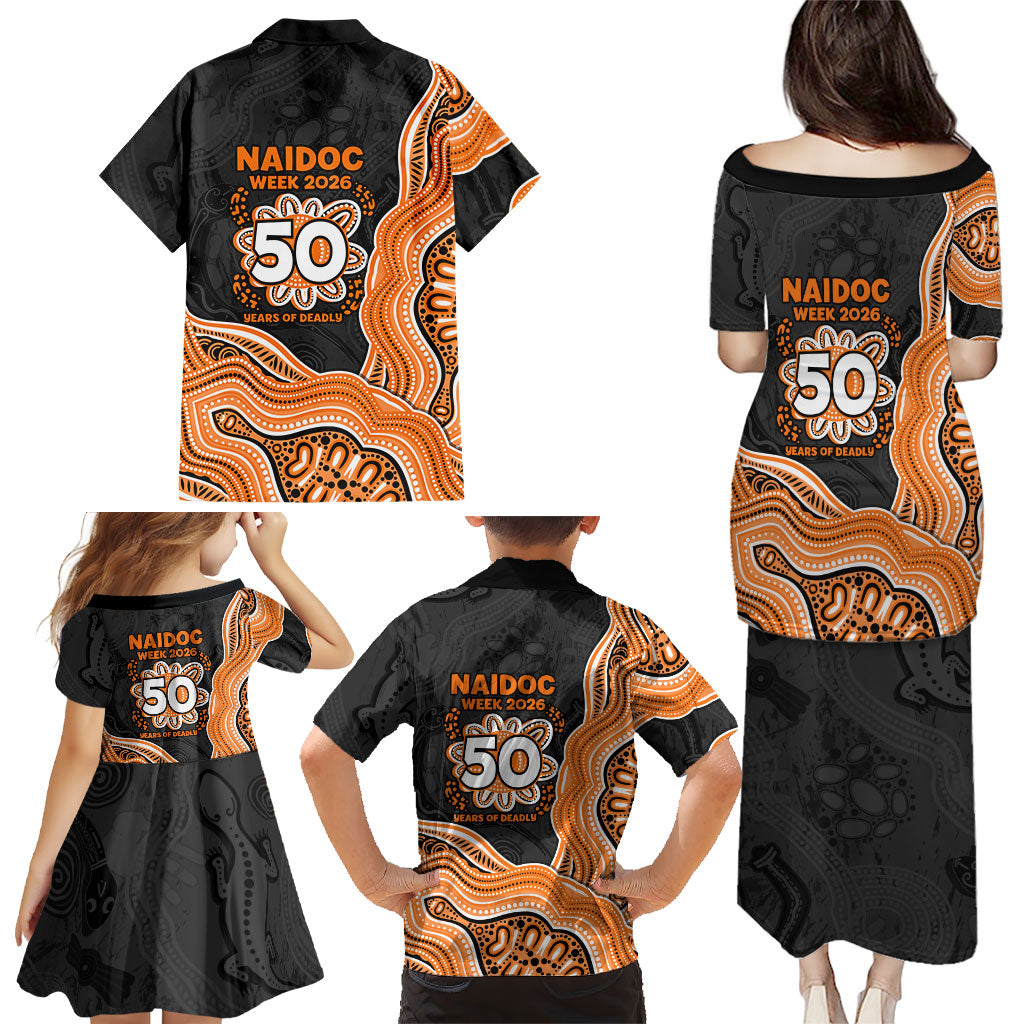 Wests Tigers NAIDOC Week 2026 Family Matching Puletasi and Hawaiian Shirt First Nations of Australia Aboriginal Mascot Rugby