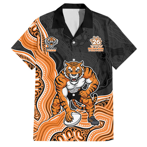 Wests Tigers NAIDOC Week 2026 Family Matching Puletasi and Hawaiian Shirt First Nations of Australia Aboriginal Mascot Rugby