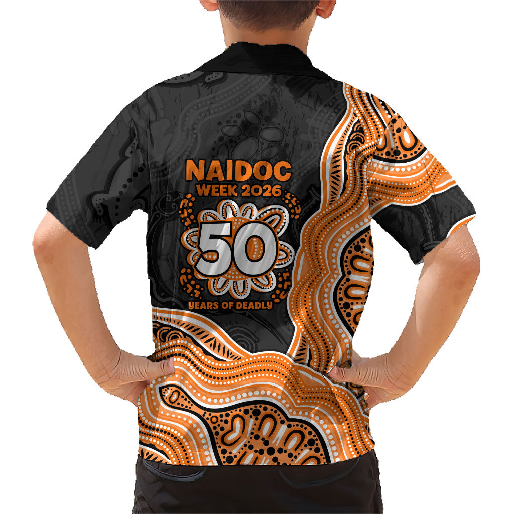 Wests Tigers NAIDOC Week 2026 Family Matching Short Sleeve Bodycon Dress and Hawaiian Shirt First Nations of Australia Aboriginal Mascot Rugby