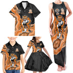 Wests Tigers NAIDOC Week 2026 Family Matching Tank Maxi Dress and Hawaiian Shirt First Nations of Australia Aboriginal Mascot Rugby