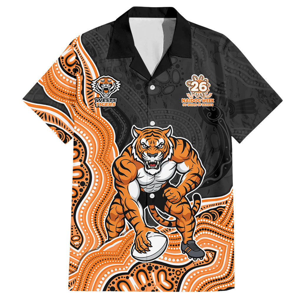 Wests Tigers NAIDOC Week 2026 Hawaiian Shirt First Nations of Australia Aboriginal Mascot Rugby