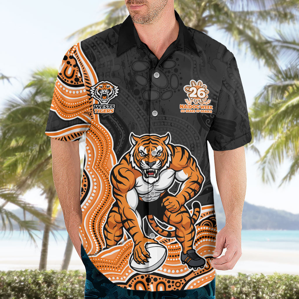 Wests Tigers NAIDOC Week 2026 Hawaiian Shirt First Nations of Australia Aboriginal Mascot Rugby