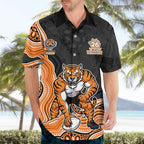 Wests Tigers NAIDOC Week 2026 Hawaiian Shirt First Nations of Australia Aboriginal Mascot Rugby