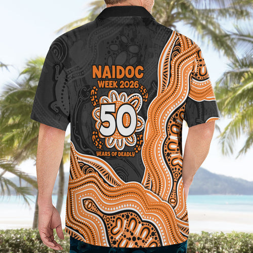 Wests Tigers NAIDOC Week 2026 Hawaiian Shirt First Nations of Australia Aboriginal Mascot Rugby