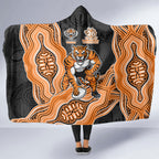 Wests Tigers NAIDOC Week 2026 Hooded Blanket First Nations of Australia Aboriginal Mascot Rugby