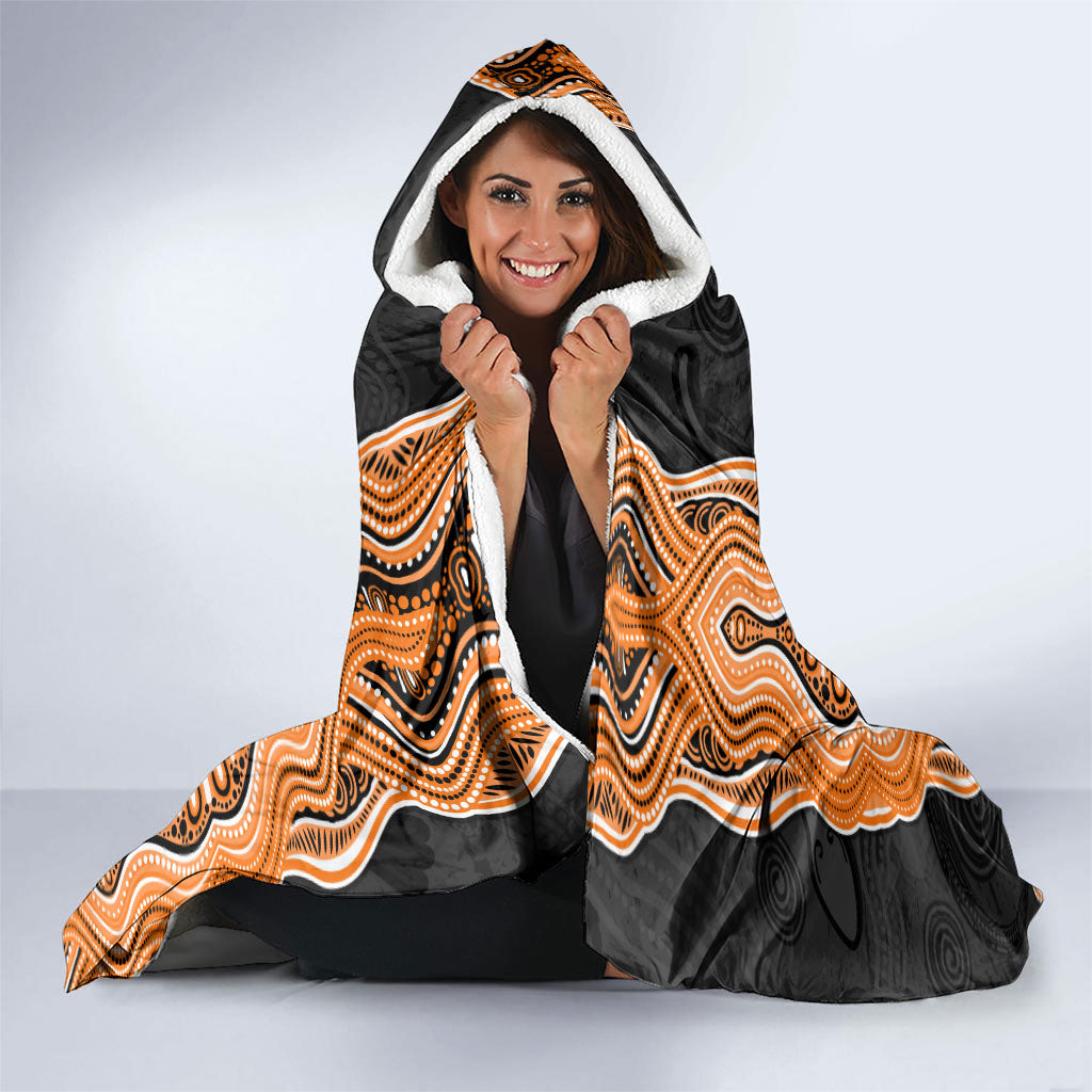 Wests Tigers NAIDOC Week 2026 Hooded Blanket First Nations of Australia Aboriginal Mascot Rugby