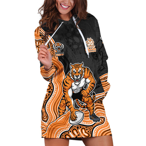 Wests Tigers NAIDOC Week 2026 Hoodie Dress First Nations of Australia Aboriginal Mascot Rugby