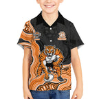 Wests Tigers NAIDOC Week 2026 Kid Hawaiian Shirt First Nations of Australia Aboriginal Mascot Rugby