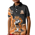 Wests Tigers NAIDOC Week 2026 Kid Polo Shirt First Nations of Australia Aboriginal Mascot Rugby