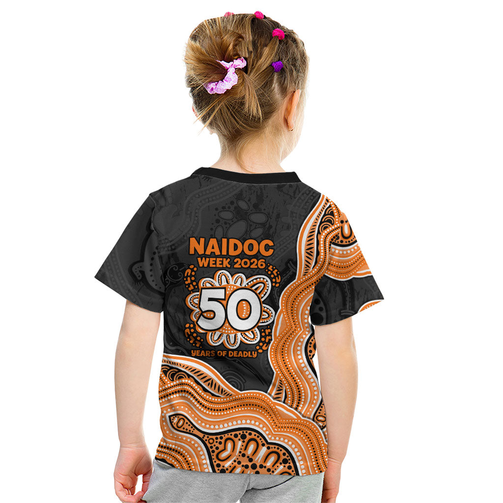 Wests Tigers NAIDOC Week 2026 Kid T Shirt First Nations of Australia Aboriginal Mascot Rugby
