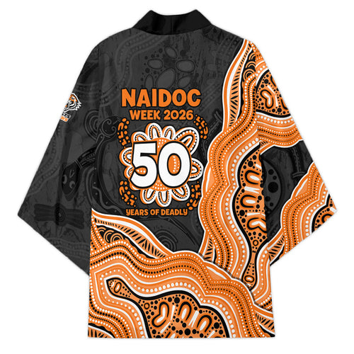 Wests Tigers NAIDOC Week 2026 Kimono First Nations of Australia Aboriginal Mascot Rugby