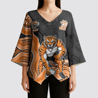Wests Tigers NAIDOC Week 2026 Kimono Sleeve Blouse First Nations of Australia Aboriginal Mascot Rugby