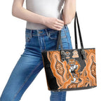Wests Tigers NAIDOC Week 2026 Leather Tote Bag First Nations of Australia Aboriginal Mascot Rugby
