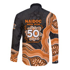 Wests Tigers NAIDOC Week 2026 Long Sleeve Button Shirt First Nations of Australia Aboriginal Mascot Rugby