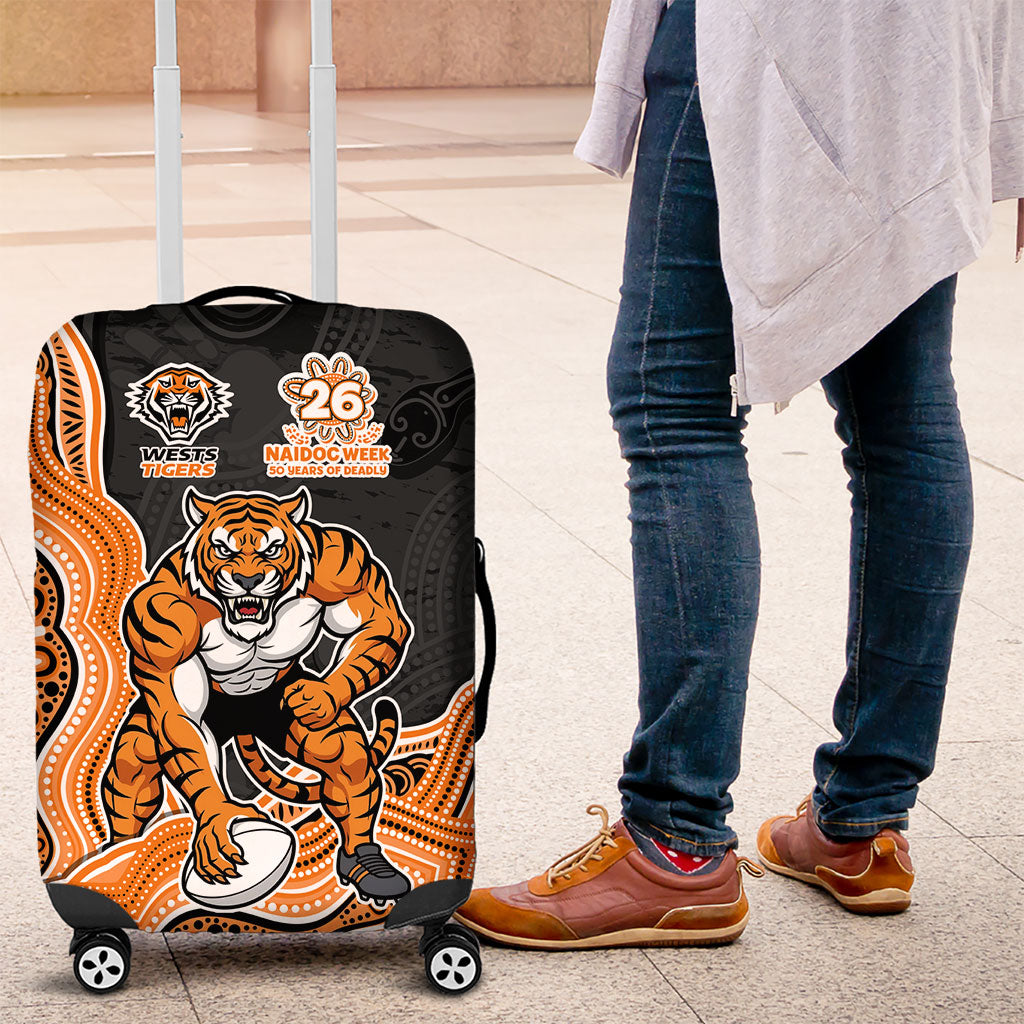 Wests Tigers NAIDOC Week 2026 Luggage Cover First Nations of Australia Aboriginal Mascot Rugby