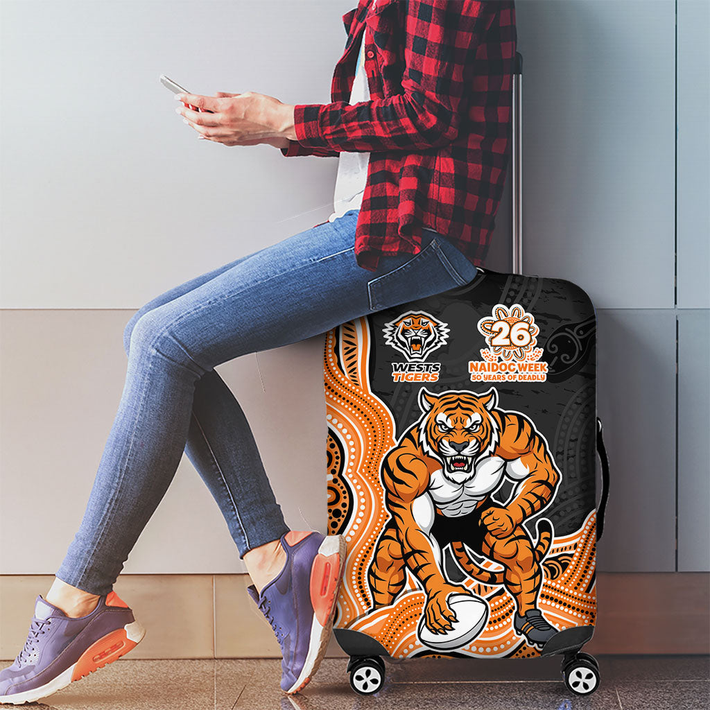 Wests Tigers NAIDOC Week 2026 Luggage Cover First Nations of Australia Aboriginal Mascot Rugby