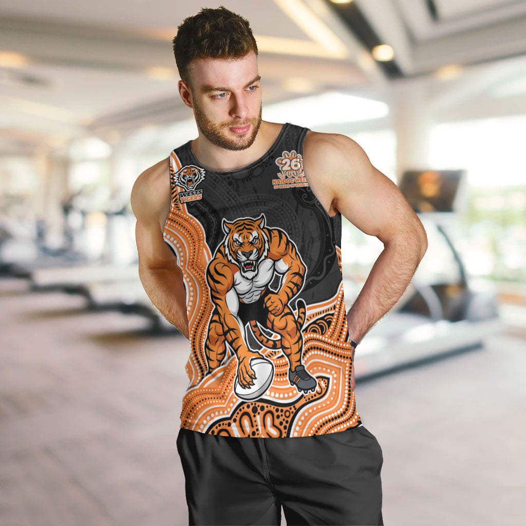 Wests Tigers NAIDOC Week 2026 Men Tank Top First Nations of Australia Aboriginal Mascot Rugby
