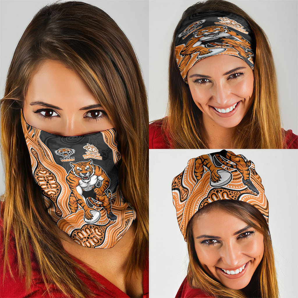 Wests Tigers NAIDOC Week 2026 Neck Gaiter First Nations of Australia Aboriginal Mascot Rugby