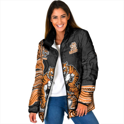 Wests Tigers NAIDOC Week 2026 Padded Jacket First Nations of Australia Aboriginal Mascot Rugby