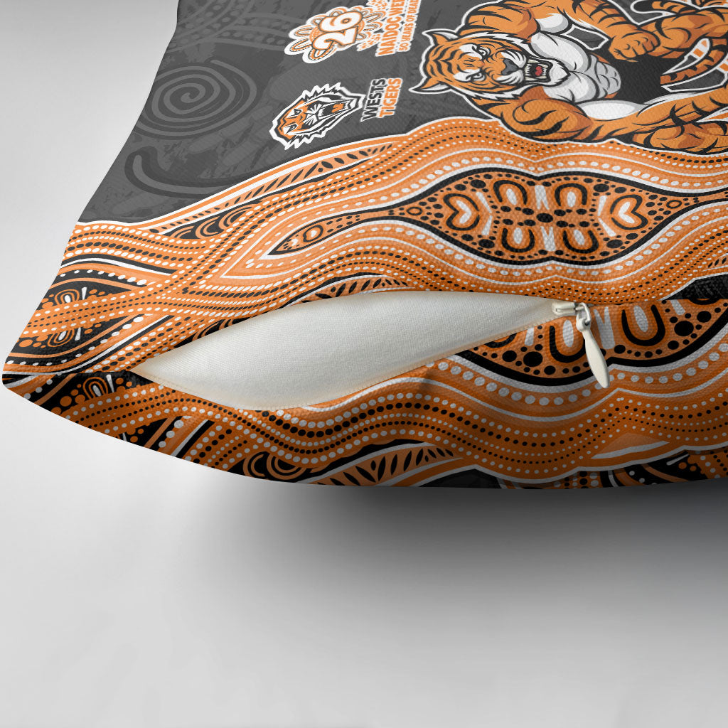 Wests Tigers NAIDOC Week 2026 Pillow Cover First Nations of Australia Aboriginal Mascot Rugby