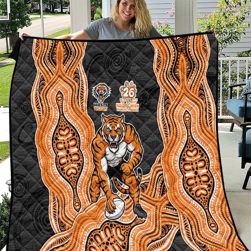 Wests Tigers NAIDOC Week 2026 Quilt First Nations of Australia Aboriginal Mascot Rugby