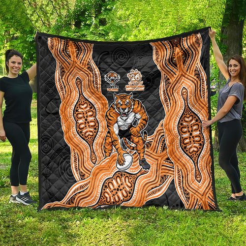 Wests Tigers NAIDOC Week 2026 Quilt First Nations of Australia Aboriginal Mascot Rugby