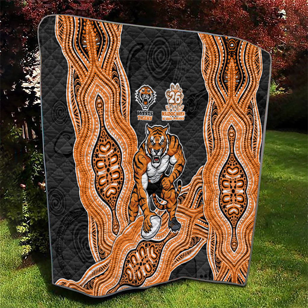 Wests Tigers NAIDOC Week 2026 Quilt First Nations of Australia Aboriginal Mascot Rugby
