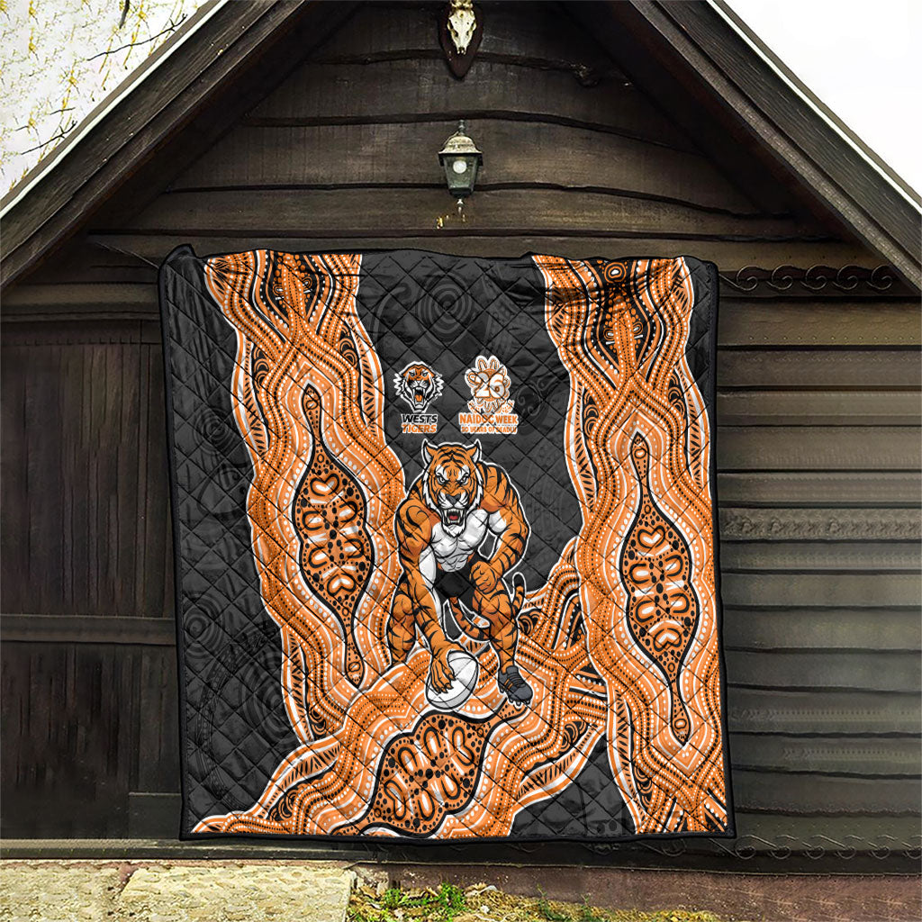 Wests Tigers NAIDOC Week 2026 Quilt First Nations of Australia Aboriginal Mascot Rugby