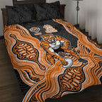 Wests Tigers NAIDOC Week 2026 Quilt Bed Set First Nations of Australia Aboriginal Mascot Rugby