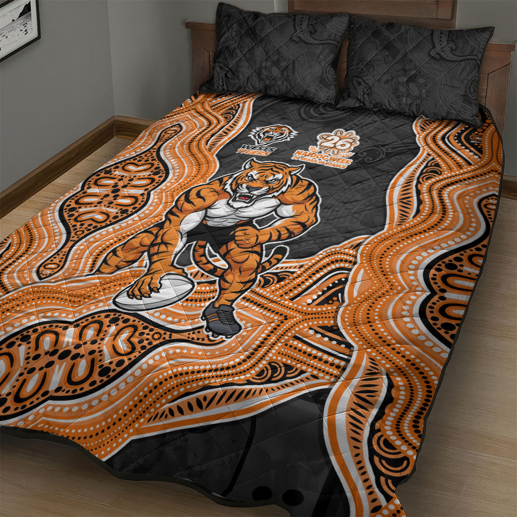 Wests Tigers NAIDOC Week 2026 Quilt Bed Set First Nations of Australia Aboriginal Mascot Rugby