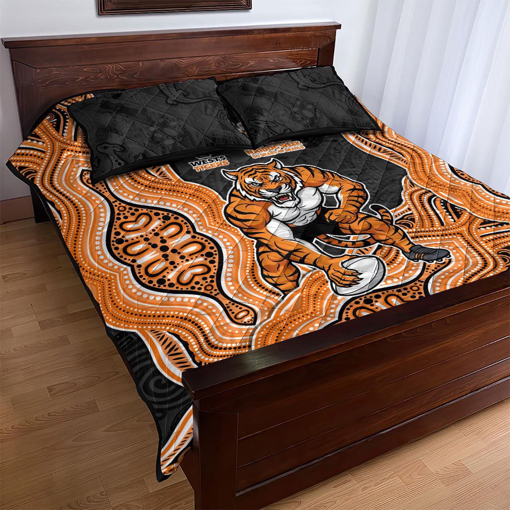 Wests Tigers NAIDOC Week 2026 Quilt Bed Set First Nations of Australia Aboriginal Mascot Rugby