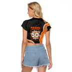Wests Tigers NAIDOC Week 2026 Raglan Cropped T Shirt First Nations of Australia Aboriginal Mascot Rugby