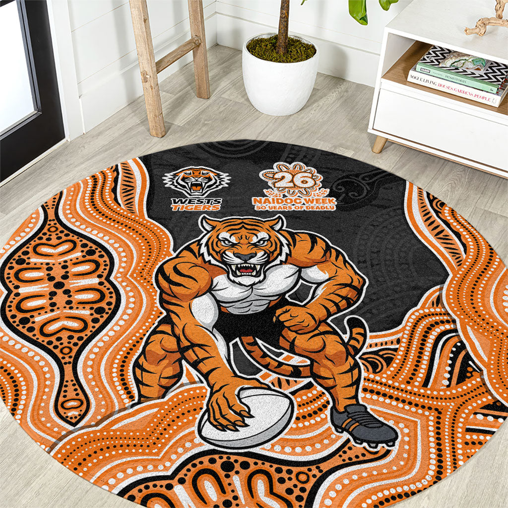 Wests Tigers NAIDOC Week 2026 Round Carpet First Nations of Australia Aboriginal Mascot Rugby