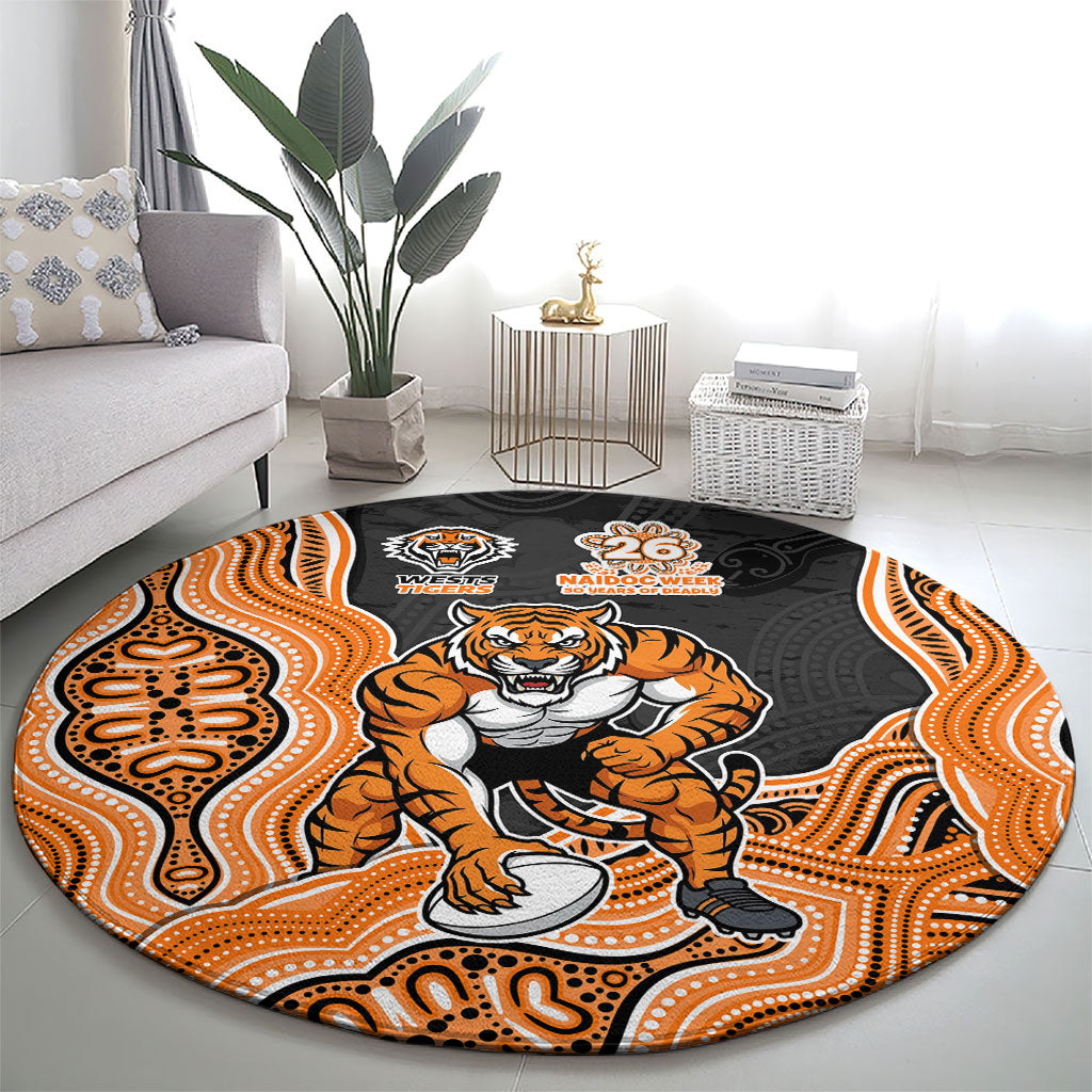 Wests Tigers NAIDOC Week 2026 Round Carpet First Nations of Australia Aboriginal Mascot Rugby