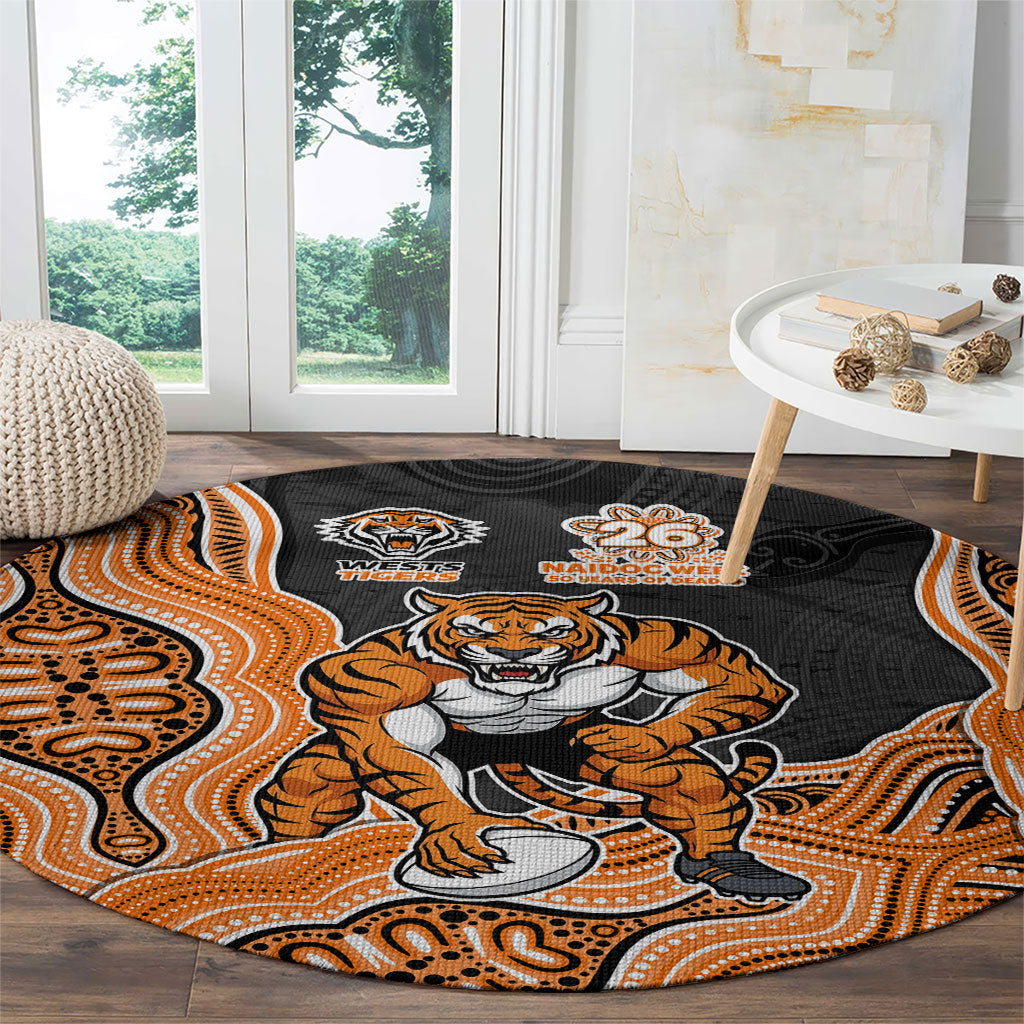 Wests Tigers NAIDOC Week 2026 Round Carpet First Nations of Australia Aboriginal Mascot Rugby