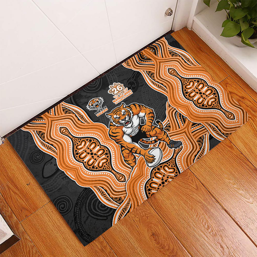 Wests Tigers NAIDOC Week 2026 Rubber Doormat First Nations of Australia Aboriginal Mascot Rugby