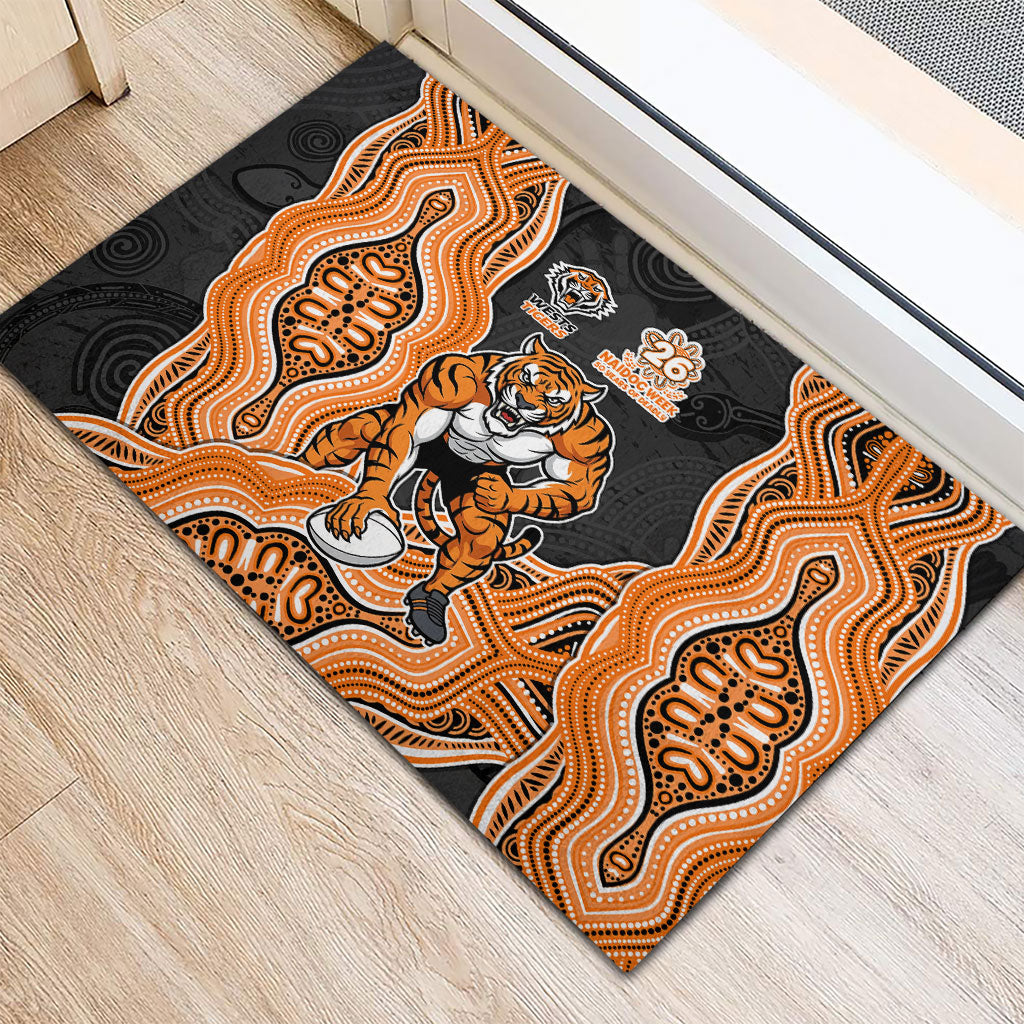 Wests Tigers NAIDOC Week 2026 Rubber Doormat First Nations of Australia Aboriginal Mascot Rugby