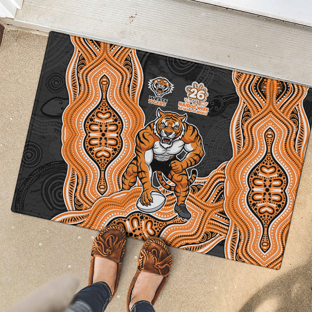 Wests Tigers NAIDOC Week 2026 Rubber Doormat First Nations of Australia Aboriginal Mascot Rugby