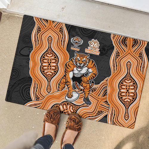 Wests Tigers NAIDOC Week 2026 Rubber Doormat First Nations of Australia Aboriginal Mascot Rugby