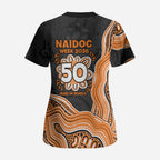 Wests Tigers NAIDOC Week 2026 Scrub Top First Nations of Australia Aboriginal Mascot Rugby